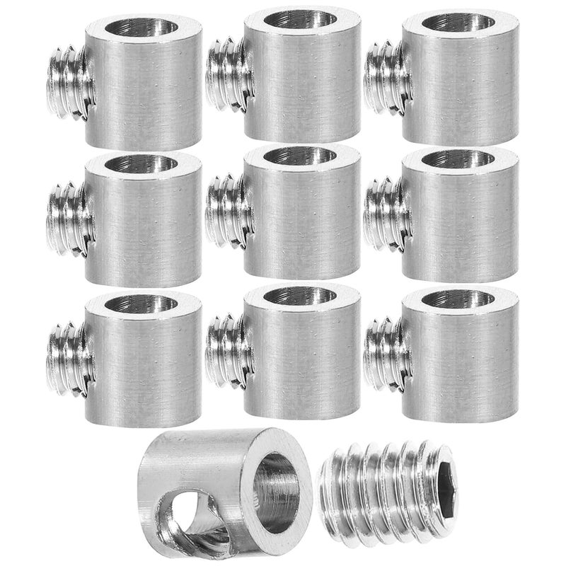 STOBAZA 10Pcs Wire Rope Clips Cable Clamps Fasteners for Secure Cable Management - Image 1